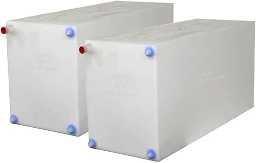 Miniatura 23 de Combo de tanque de retención de agua gris fresca, RV y cámper, sin BPA (16 y 21 galones)