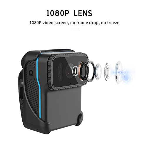 Câmera de vídeo 1080P Câmera de ação sem fio WiFi Lente grande angular Loop Gravação de vídeo Nigh V