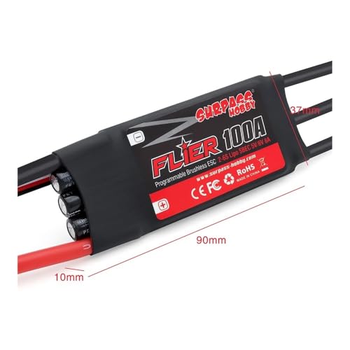 Contrôleur de vitesse brushless 2-6S avec carte de programmation LCD