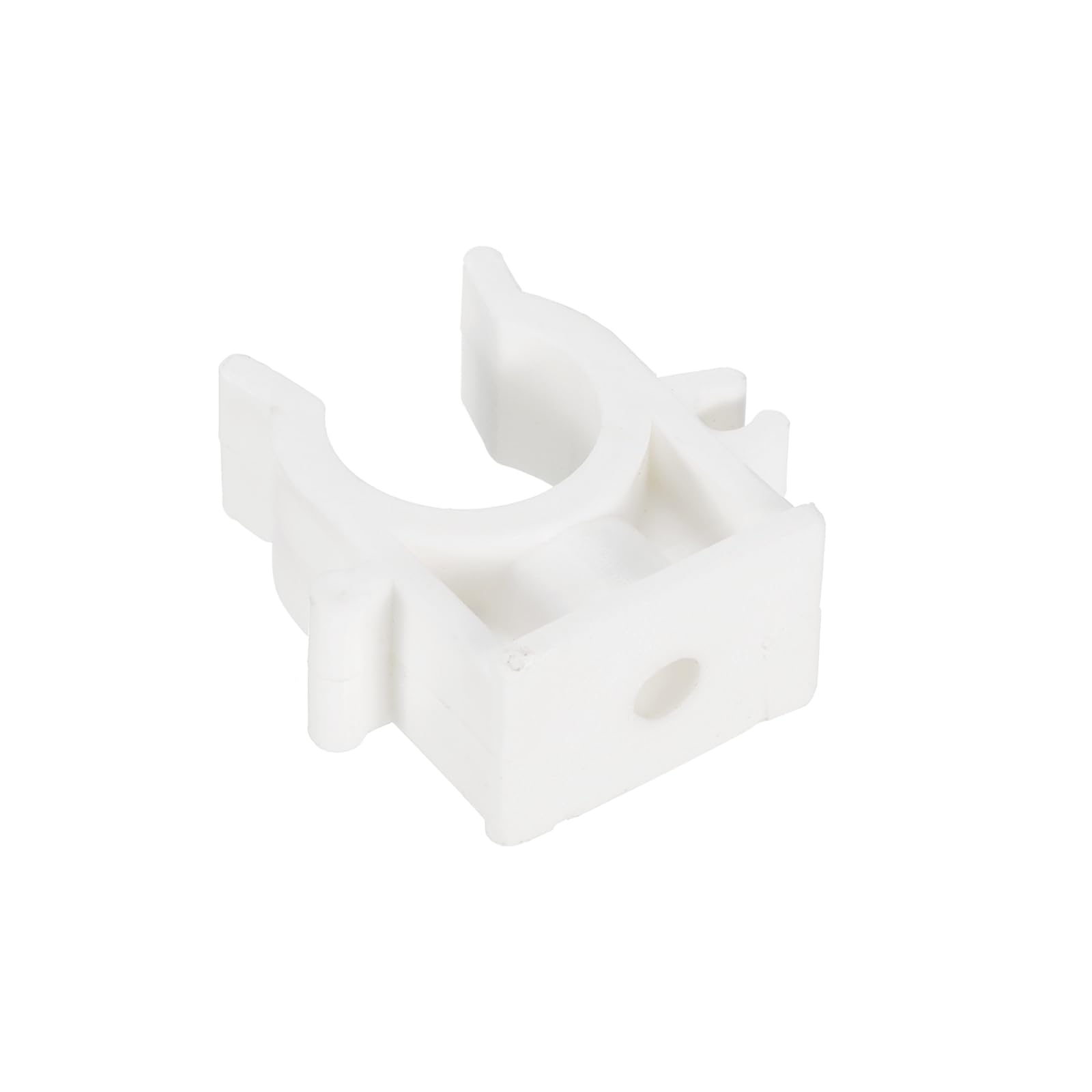 Yesmin 4 Morsetti In Plastica Per Tubi Diametro 16 Mm - Bianco, Fissaggio Rapido Per Acqua, Gas E Riscaldamento