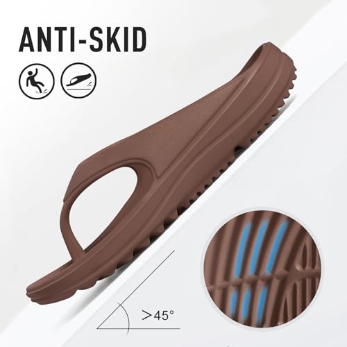 Image of shevalues Orthopedic Sandals for Women Arch Support Recovery Flip Flops Pillow Soft Summer Beach Shoes