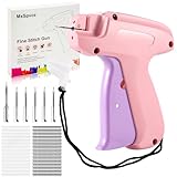 Stitch Gun for Clothes,Stitch Gun Quick Clothing Fixer, Tagging Gun for Clothing,Sewing Kit-Includes 6 Needle,1500 Black Fasteners&1500 White Fasteners(0.18inch) Purple