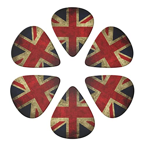 Ensemble de 6 médiators de guitare drapeau britannique pour guitare acoustique, guitare électrique, basse, ukulélé – fin… - Les Beatles, Paul McCartney, John Lennon, RIngo Starr, George Harrison Ensemble de 6 médiators de guitare drapeau britannique pour guitare acoustique, guitare électrique, basse, ukulélé - fin… – Image 5