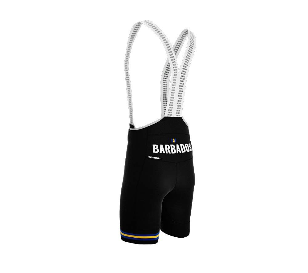 Barbados Black Code Cycling Pro Bib Shorts Bike for Men Size 3XL