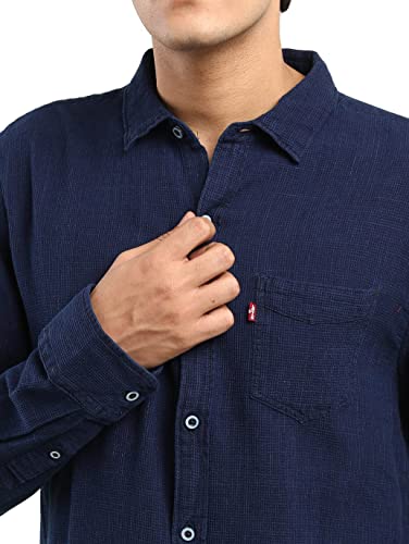 Image of Levi's Men's Self Design Slim Fit Shirt