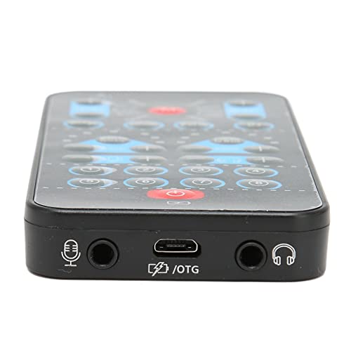 Image of Live Sound Card Voice Changer, M10 Handheld Sound Card Mini Voice Changer Device 8 Sound Effects,Mini Sound Card Voice Changer for Mobile Phone Computer
