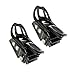 1 Pair Snowboard Ratchet Buckles Base Width 23.5mm for Snowboard Strap-in System Toe Ankle Tongue Ladder Straps