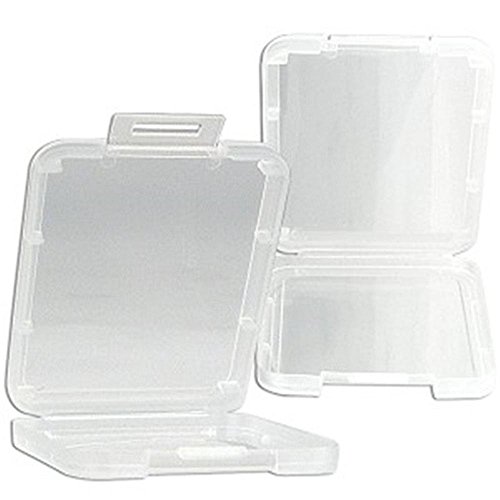 Generic Plastic Carrying Case for CompactFlash/Smart Media Memory Cards (Plastic-CFCARD-CASE)