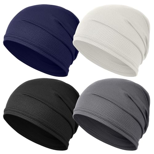 Image of JenPen Cooling Skull Cap for Men Women, Breathable 3D Mesh Quick Dry Helmet Liner, Summer Sweat Wicking Running Cycling Cap