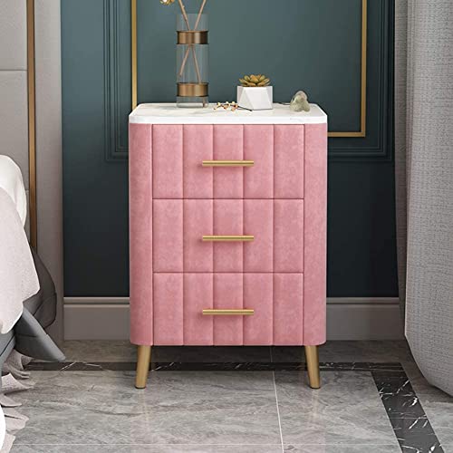 Meuble de chevet effet marbre pour harmoniser votre coin lecture et sublimer votre chambre
