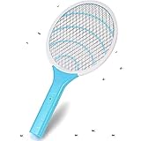 Lukasa Raqueta Matamoscas Electrico, Eficaz Raqueta Moscas Electrica Mosquito Matamoscas Zapper Gran Superficie Raqueta Mosquitos Eléctrico