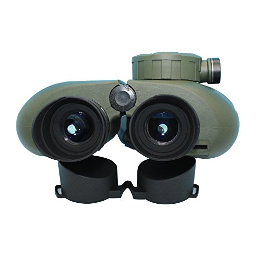 7X50 Hd Waterproof Military Marine Binoculars W/Internal Rangefinder & Compass For Bird Watching,Boating And More(Army Green) … #TOP2
