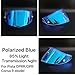 AGV Pista Corsa Gprr Visor Commpatible with for Day and Night Use (Aurora Blue)