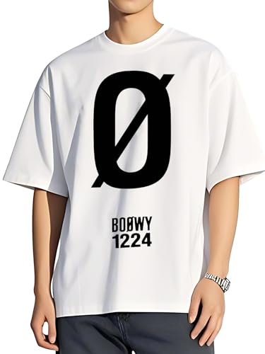 BOØWY バンド Tシャツ 白 新品 BOOWY ON MY BEAT GIGS 邦楽 ロック バンド Tシャツ - メルカリ