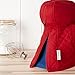 KITCHENAID Fitted Tilt-Head Stand Mixer Cover with Storage Pocket, Quilted 100% Cotton,14.4