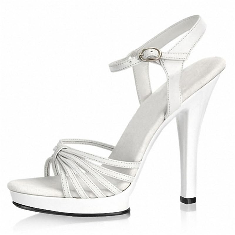 Sandales à talons fins pour élancer la silhouette en robe de soirée taille 37