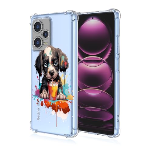 WOKEZ Transparent Fodral till Xiaomi Redmi Note 12 Pro Plus 5G