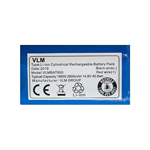 Replacement Battery Pack for Shark IQ Intelligent Robot RV1001AE Cover