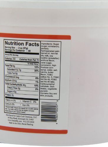 Fondarific Buttercream Orange Fondant, 5-Pounds