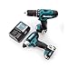 Produktbild Makita CLX202AZ CLX202AJ 10.8V CXT 2x2.0Ah Li-ion Combi/Impact Driver Kit, 600 W, 10.8 V, blau, silber