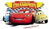 5 Inch Piston Cup Lightning McQueen Wall Decal Sticker 95 Cars Movie Removable Peel Self Stick...