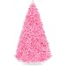 Best Choice Products 6ft Artificial Christmas Full Fir Tree Seasonal Holiday Decoration w/ 1,477 Branch Tips, Foldable Stand, Pink