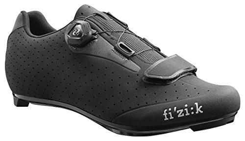 Fizik R5 UOMO BOA Road Cycling Shoes, Black/Dark Grey, Size 41.5 Black/Dark Grey