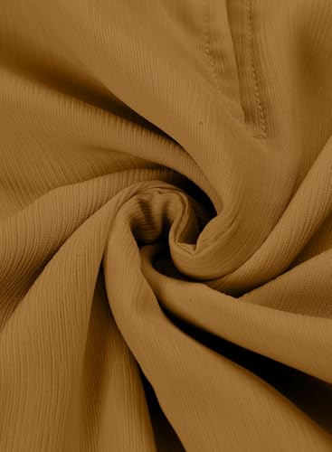 blibean Girls Long Sleeve Fall Dresses Tween Casual Ruffled Swing Formal Dressses Belt Size 6-15 Years4