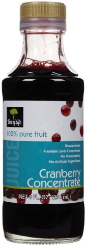 Life Tree Juice Concentrate, Unsweetened Cranberry, 8 Ounce