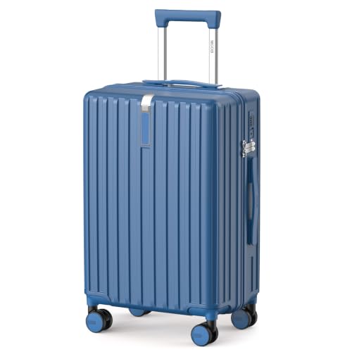 Yaown 20 Inch Carry On Luggage 22x14x9 Airline Approved Suitcase, Blue by Yaown - Used condition - US$84.65