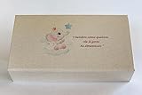  box lino, 23x13x5h,beige,Pendrive, Usb, chiavetta, idea regalo, 32 gb 3.0, battesimo, cresima,comunione,compleanno,auguri, bambino, bambina, bimbi, chiavetta in plexi si illumina, portafoto