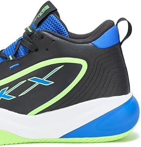 Skechers Tênis masculino Basketball Skx League, Preto/azul, 38