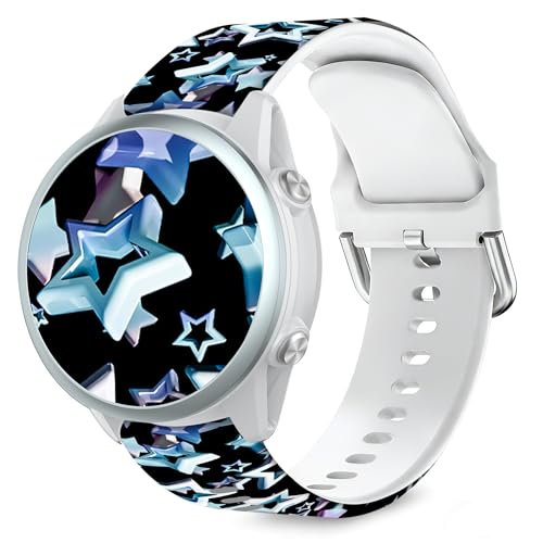 Lyforaz Y2K�X�^�C���o���h Samsung Galaxy Watch 3 45mm�Ή� 22mm �\�t�g�V���R�� ���킢���X�g���b�v Venu 4 45mm/3/Forerunner 570 47mm/970/965/955/265/255 �X�}