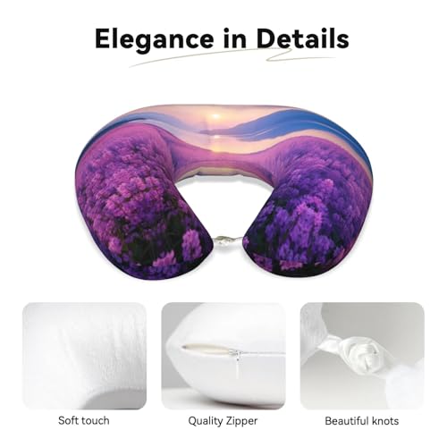 Almohada de viaje con espuma viscoelástica talla única miniatura 4