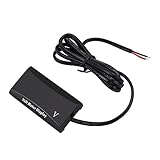 Voltímetro para coche resistente al agua: resistente al agua y anticongelante, fácil de soportar el mal tiempo, voltímetro con pantalla digital