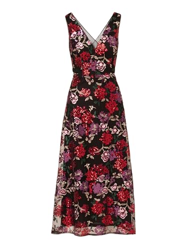 Adrianna Papell Women's Floral Sequin Ankle Dress - Image 6