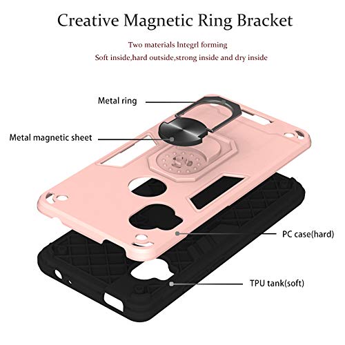 UKDANDANWEI Capa para Motorola One Hyper, capa ultrafina à prova de choque de silicone TPU + policar