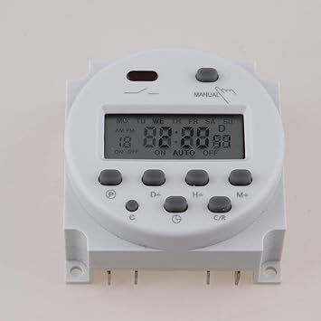 ATORSE CN101A LCD Digital Weekly Programmable Power Timer Time Relay Switch DC 12V