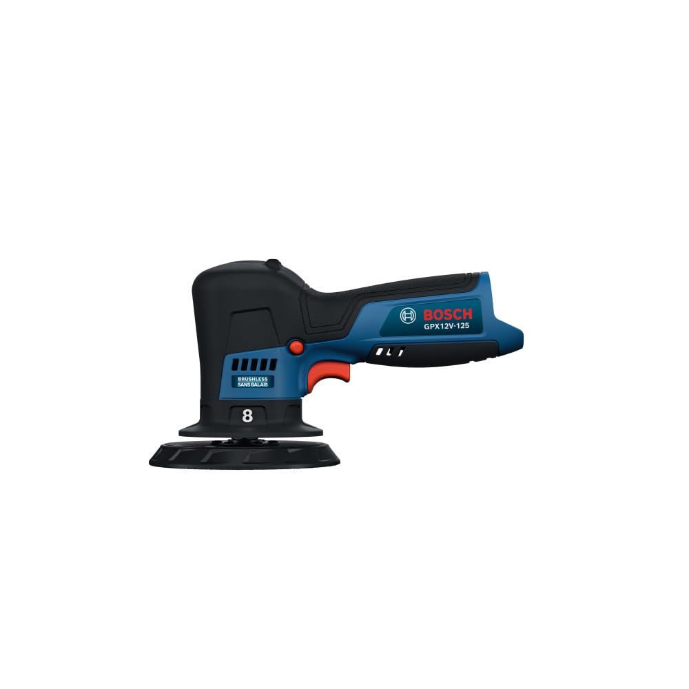 Bosch Lucidatrice orbitale casuale GPX12V-125N 12V 5 pollici