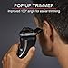 Remington R5 Style Series Rotary Shaver for Men, Smooth Glide for Sensitive Skin Comfort, Waterproof Rechargeable Electric Razor with Graphite Coating and Contour Technology