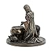 Veronese Design 6 1/4 Inch Ceridwen and The Cauldron Celtic Goddess of Knowledge Cold Cast Resin Bronze Finish Statue Altar Decor Figurine