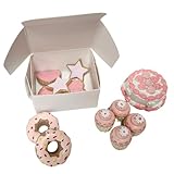 The Queen's Treasures American Bakery Collection Party Set Includes Cookies, Cupcakes, Muffins, and a Party Cake. Food Accessories Sized to Fit 18 Inch Girl Dolls.