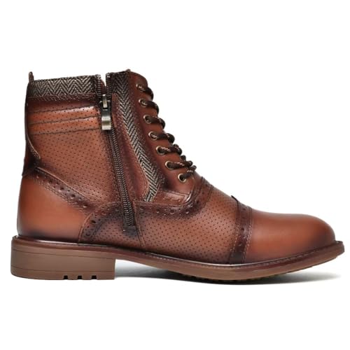 Image of Arkbird Mens Chelsea Boots, Stylish and Comfort Leather Chukka Ankle Boots with Zipper