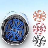 Honseadek Silikon-Helminnenpolster für Fahrradhelme - Belüftetes atmungsaktives Futter mit nicht drückendem Layout zum Schutz der Frisur 22 x 19 x 2 (Blau)