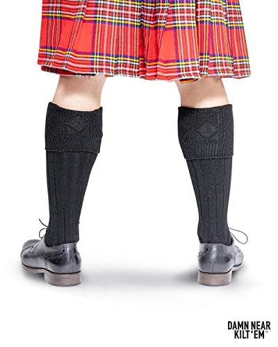 Traditional Scottish Kilt Hose for Men, Available in 5 Colors and 4 Sizes2