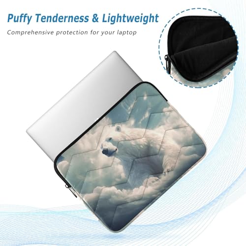 Funda para portátil blanca Cloud Bear para 13-14 pulgadas miniatura 5