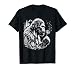 Funny Bigfoot Blowing Wishes Dandelion Nature Vintage Art T-Shirt