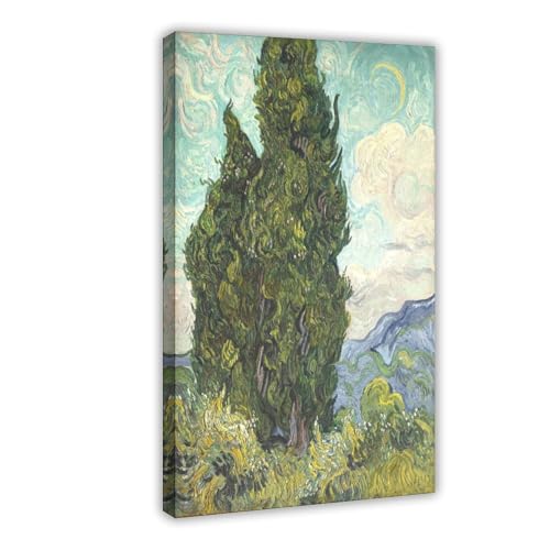 Impression sur toile Cyprès de Van Gogh - Émotion et poésie pour salon