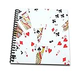 3dRose Playing Cards Photography-Deck of Cards Photo Gift for Poker Bridge and Other Card Game Players-Drawing Book, 8 by 8' (db_112895_1)
