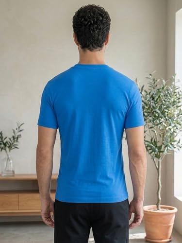 Image of Lux Cozi Men's Cotton Vest (Pack of 4) (Color & Prints May Vary)